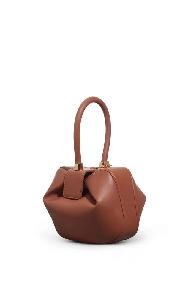 Gabriela Hearst Mini Bags WomenMen Demi Bag In Cognac Nappa Leather