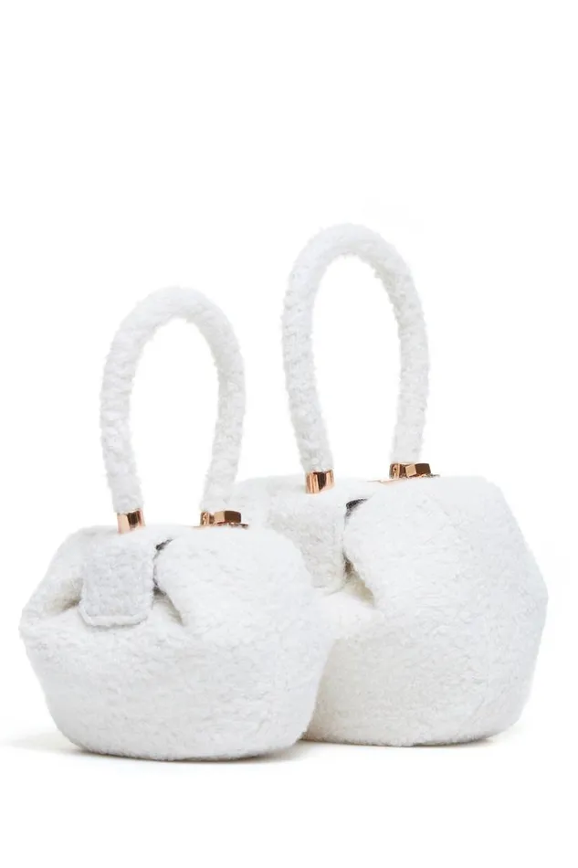 Gabriela Hearst Mini Bags WomenMen Demi Bag In Ivory Cashmere Boucle