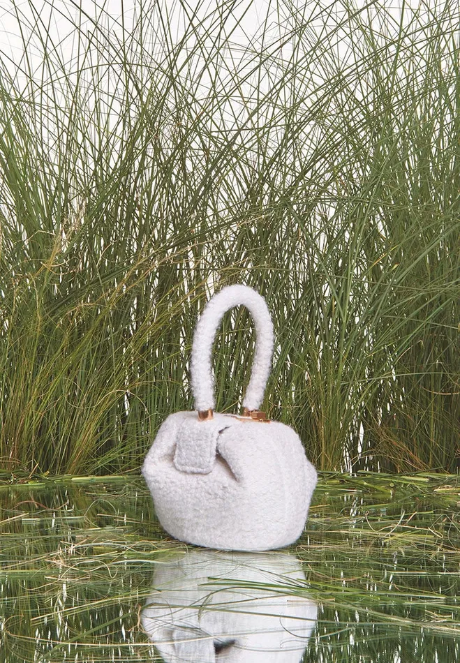 Gabriela Hearst Mini Bags WomenMen Demi Bag In Ivory Cashmere Boucle