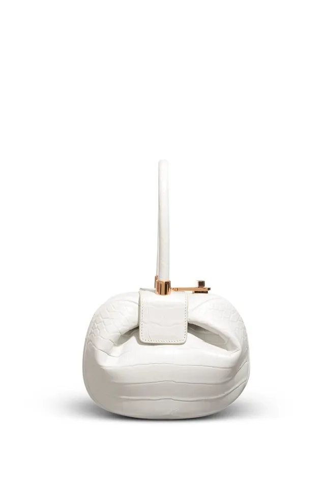 Gabriela Hearst Mini Bags WomenMen Demi Bag In Ivory Crocodile Leather