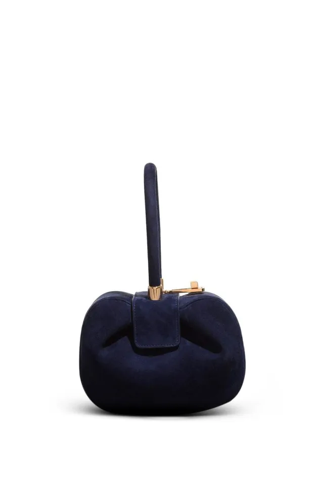 Gabriela Hearst Mini Bags WomenMen Demi Bag In Navy Suede