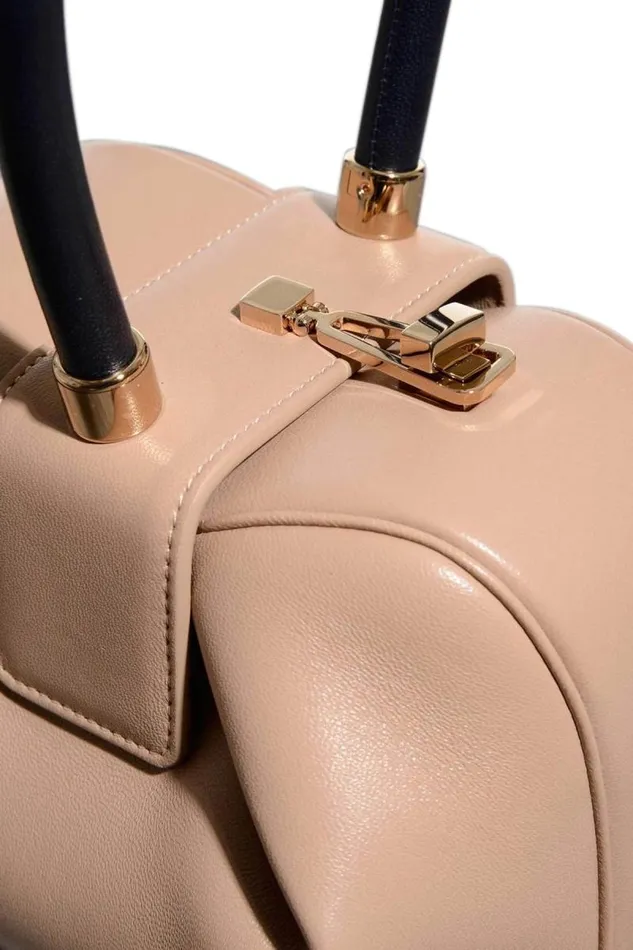 Gabriela Hearst Mini Bags WomenMen Demi Bag In Nude and Navy Nappa Leather