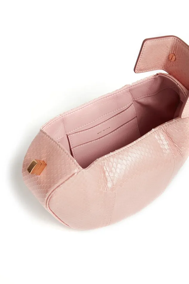Gabriela Hearst Mini Bags WomenMen Demi Bag In Pink Snakeskin