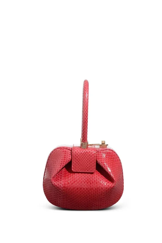 Gabriela Hearst Mini Bags WomenMen Demi Bag In Red Snakeskin
