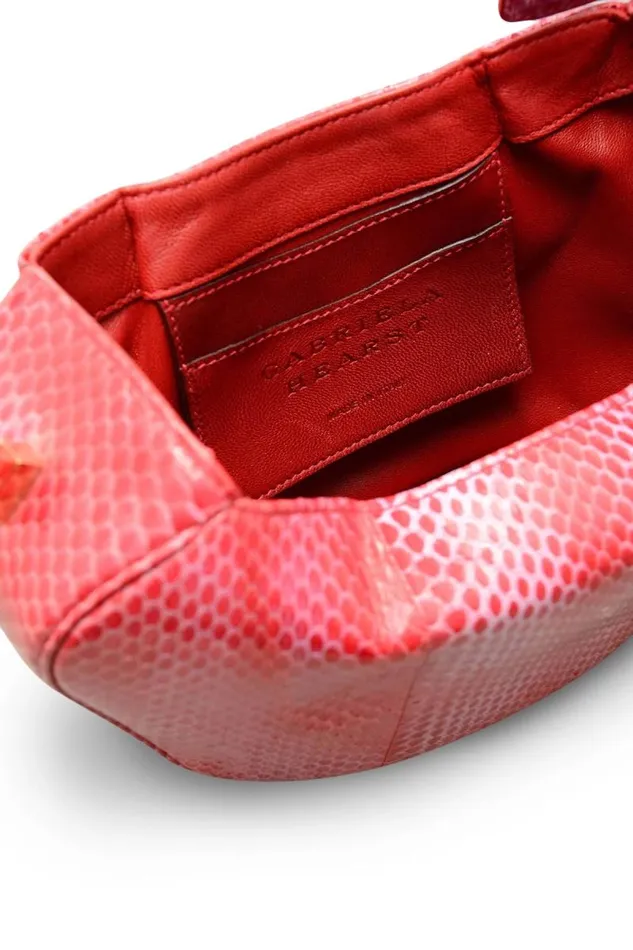 Gabriela Hearst Mini Bags WomenMen Demi Bag In Red Snakeskin