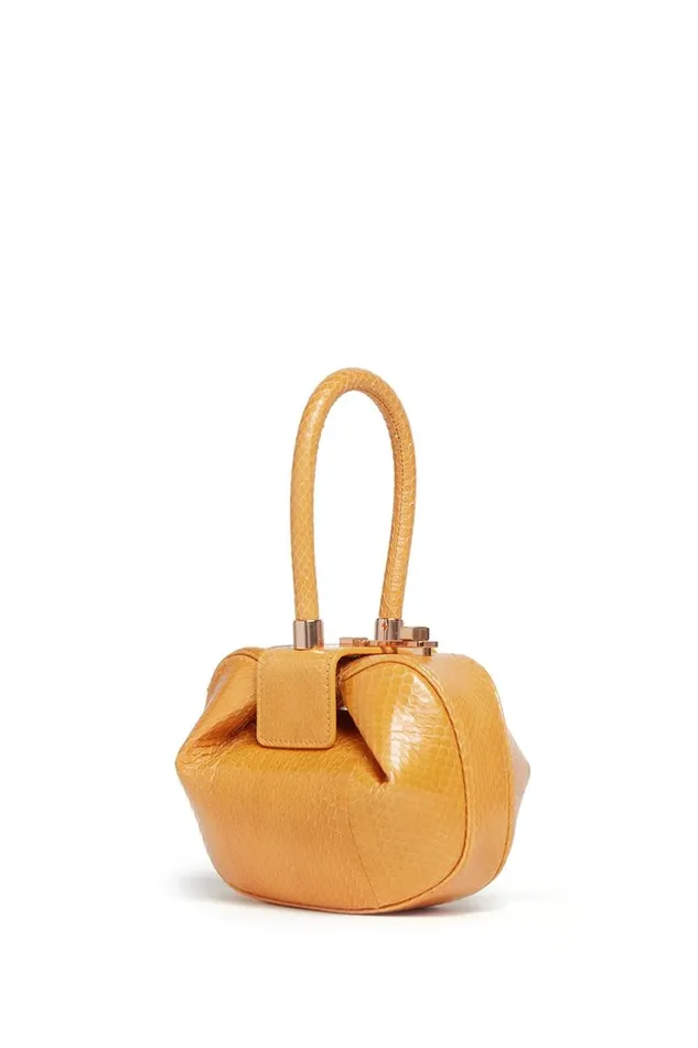 Gabriela Hearst Mini Bags WomenMen Demi Bag In Saffron Snakeskin