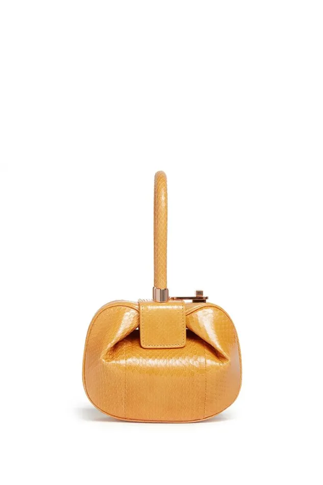 Gabriela Hearst Mini Bags WomenMen Demi Bag In Saffron Snakeskin