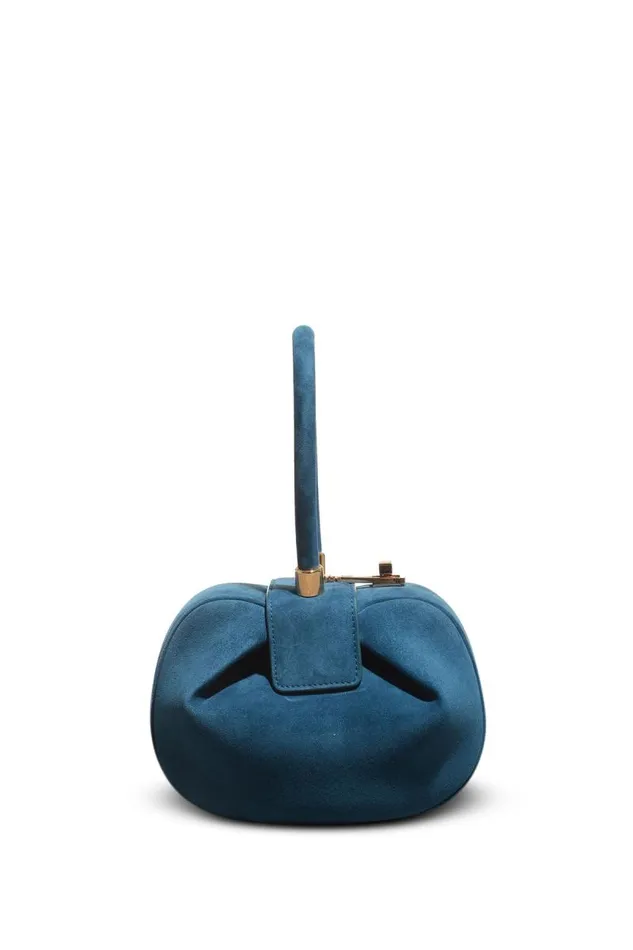 Gabriela Hearst Mini Bags WomenMen Demi Bag In Teal Suede