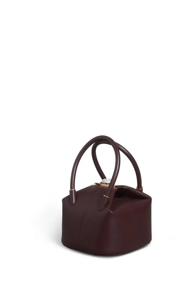 Gabriela Hearst Mini Bags WomenMen Mini Baez Bag In Bordeaux Nappa Leather