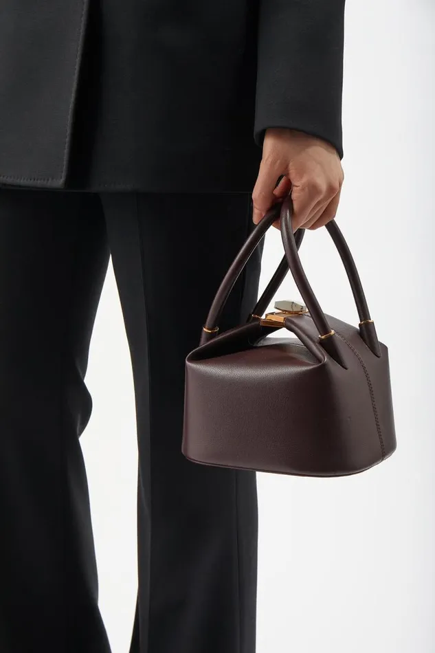 Gabriela Hearst Mini Bags WomenMen Mini Baez Bag In Bordeaux Nappa Leather