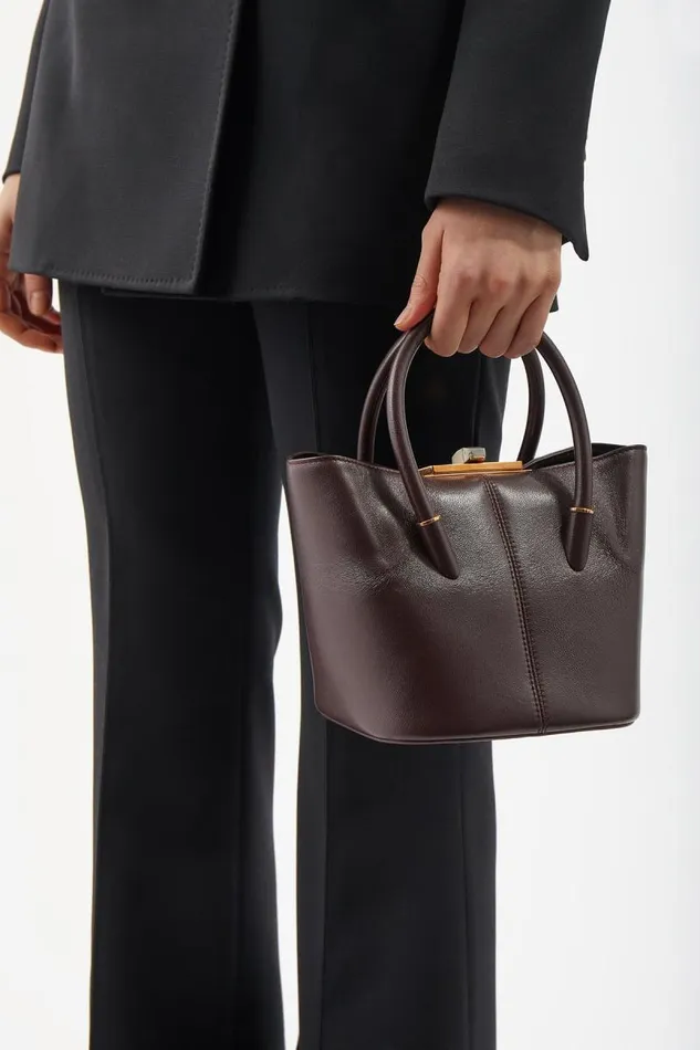 Gabriela Hearst Mini Bags WomenMen Mini Baez Bag In Bordeaux Nappa Leather