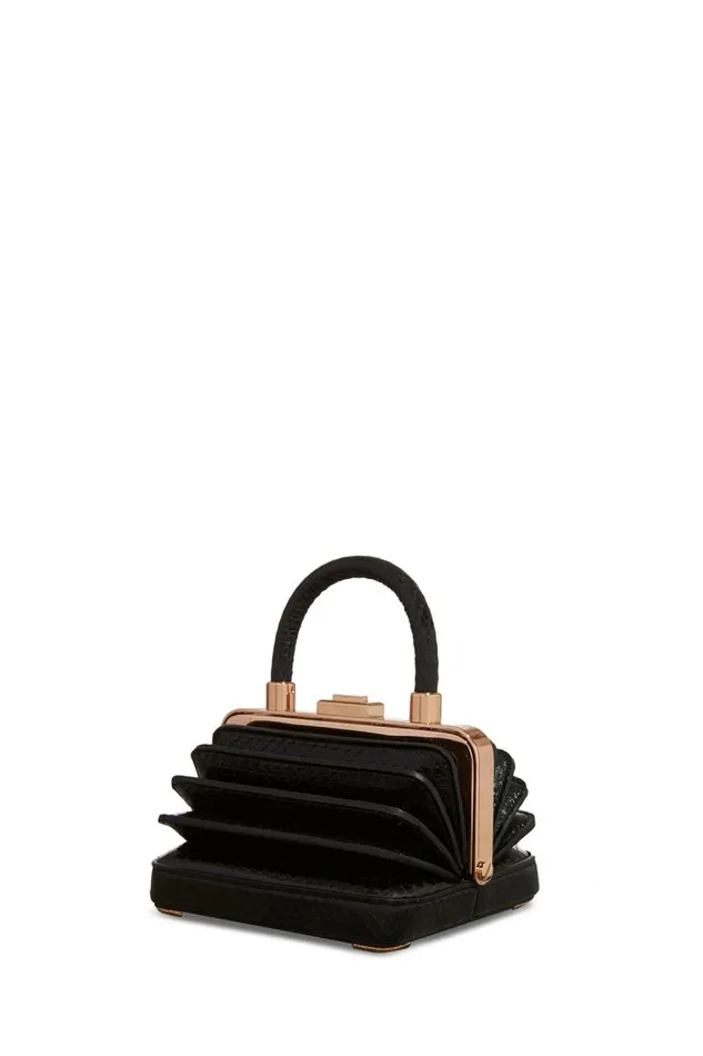 Gabriela Hearst Mini Bags WomenMen Mini Diana Bag In Black Snakeskin