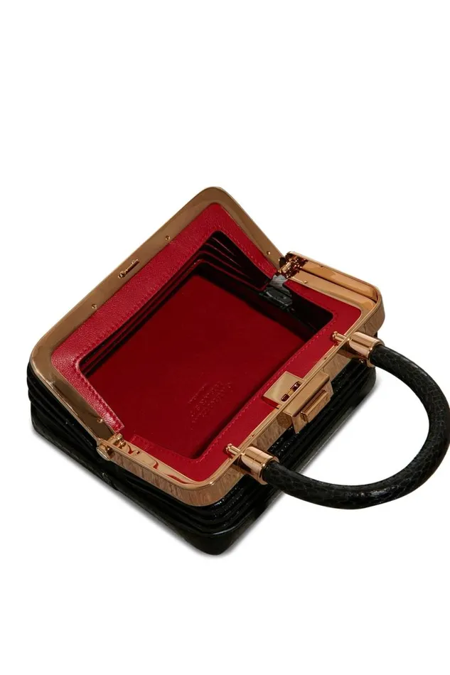 Gabriela Hearst Mini Bags WomenMen Mini Diana Bag In Black Snakeskin