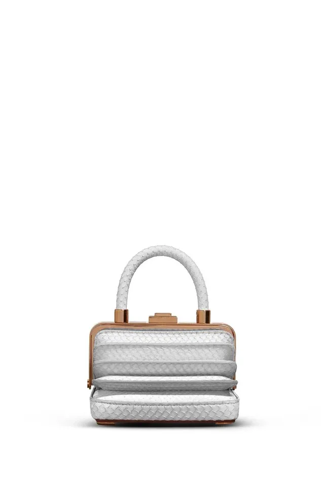 Gabriela Hearst Mini Bags WomenMen Mini Diana Bag In Ivory Snakeskin