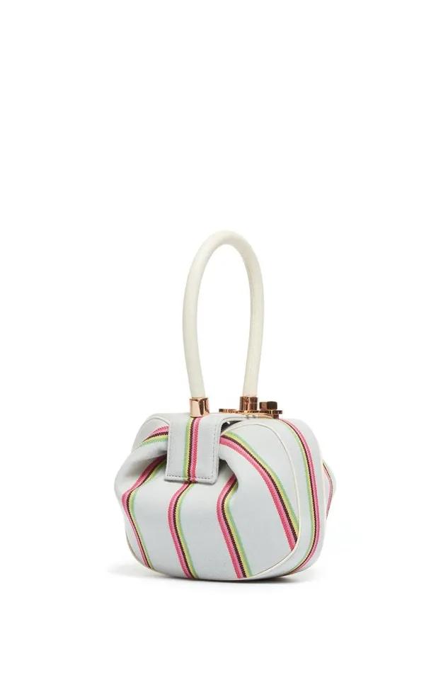 Gabriela Hearst Mini Bags WomenMen Striped Demi Bag In Ivory Wool
