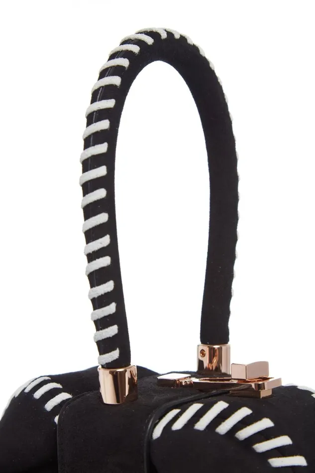 Gabriela Hearst Mini Bags WomenMen Whipstitch Demi Bag In Black Suede