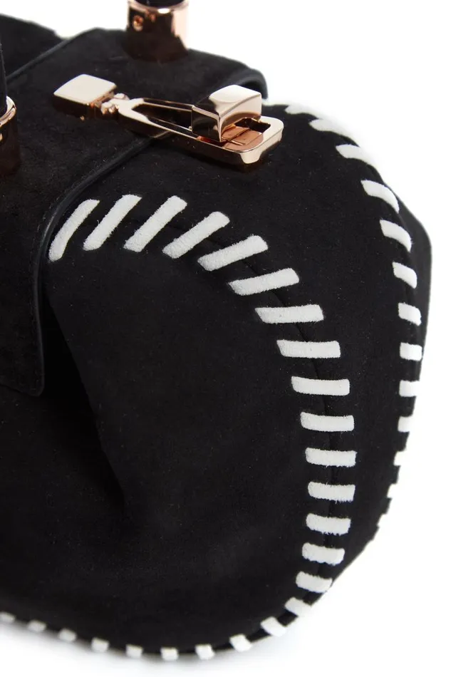 Gabriela Hearst Mini Bags WomenMen Whipstitch Demi Bag In Black Suede