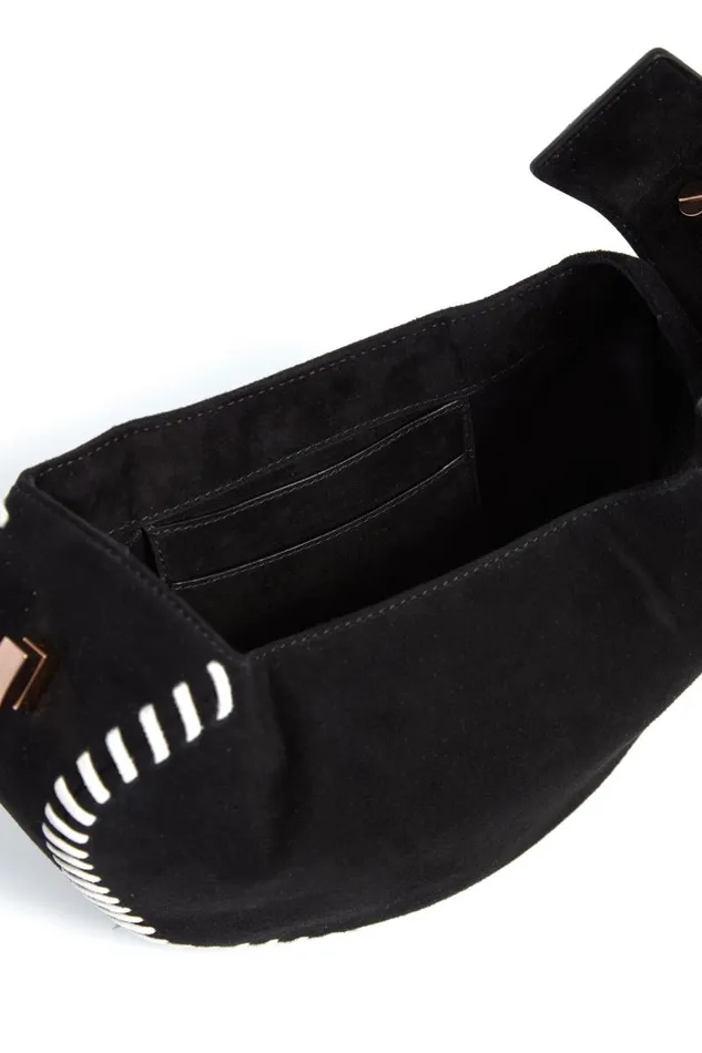 Gabriela Hearst Mini Bags WomenMen Whipstitch Demi Bag In Black Suede
