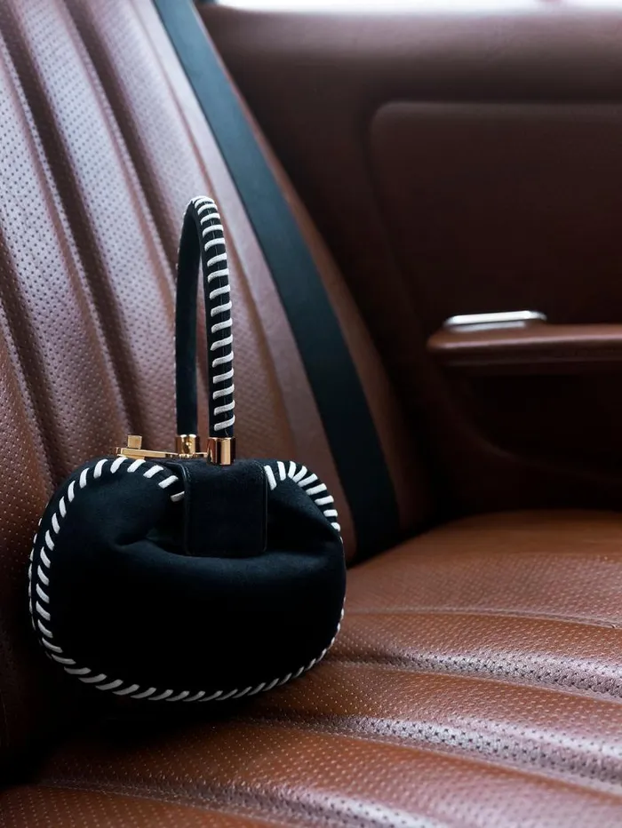 Gabriela Hearst Mini Bags WomenMen Whipstitch Demi Bag In Black Suede