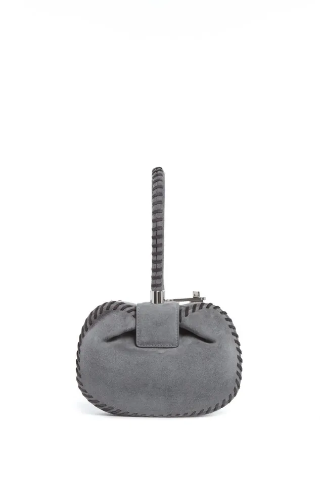 Gabriela Hearst Mini Bags WomenMen Whipstitch Demi Bag In Charcoal Suede