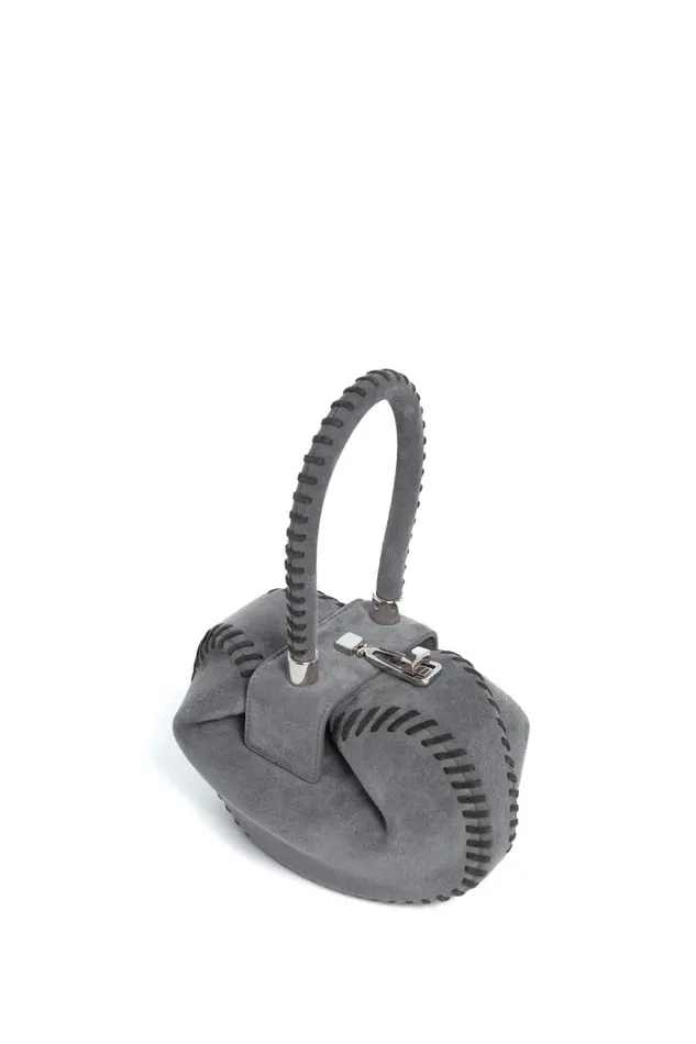 Gabriela Hearst Mini Bags WomenMen Whipstitch Demi Bag In Charcoal Suede