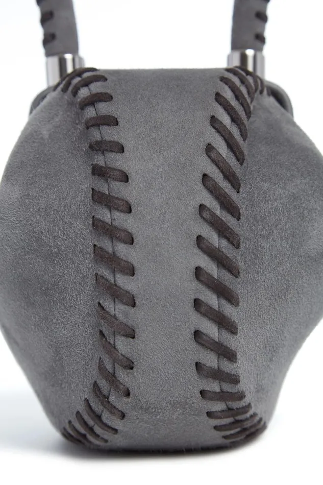Gabriela Hearst Mini Bags WomenMen Whipstitch Demi Bag In Charcoal Suede