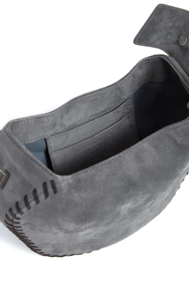 Gabriela Hearst Mini Bags WomenMen Whipstitch Demi Bag In Charcoal Suede
