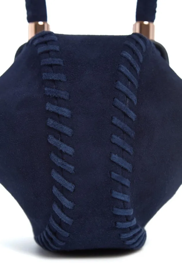 Gabriela Hearst Mini Bags WomenMen Whipstitch Demi Bag In Navy Suede