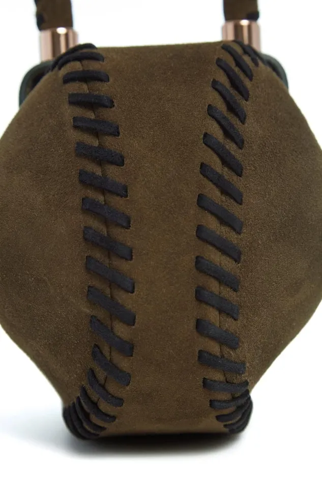 Gabriela Hearst Mini Bags WomenMen Whipstitch Demi Bag In Olive Suede