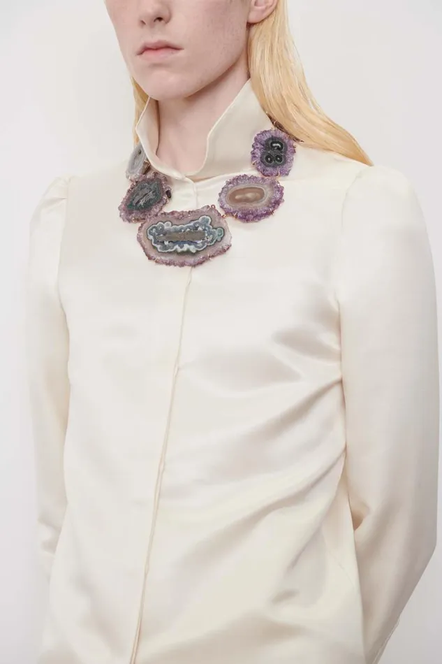 Gabriela Hearst Necklaces Women Amethyst Stalactite Necklace