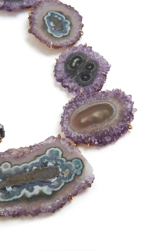 Gabriela Hearst Necklaces Women Amethyst Stalactite Necklace