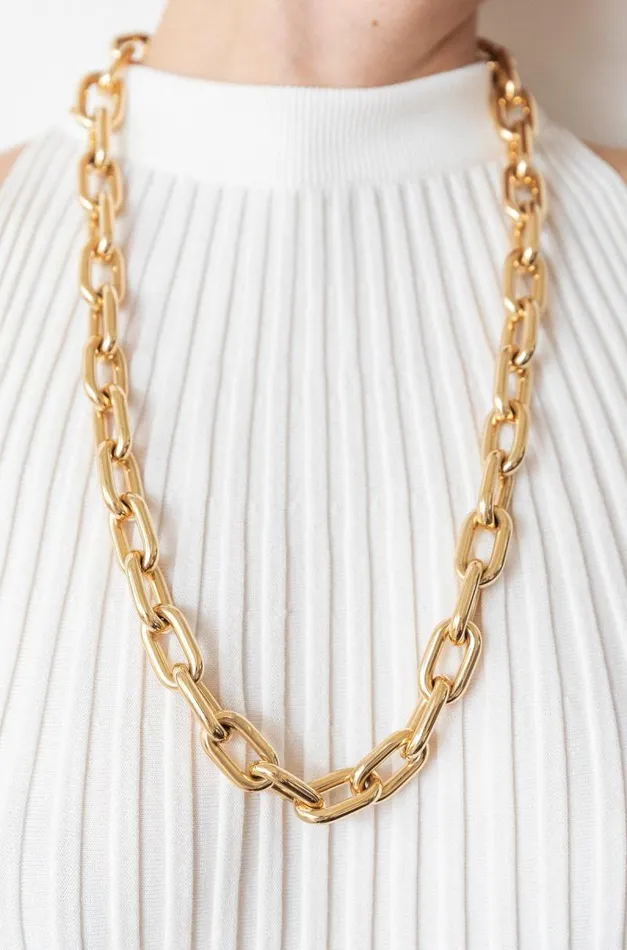 Gabriela Hearst Necklaces Women Long Chain Necklace In 18K Gold