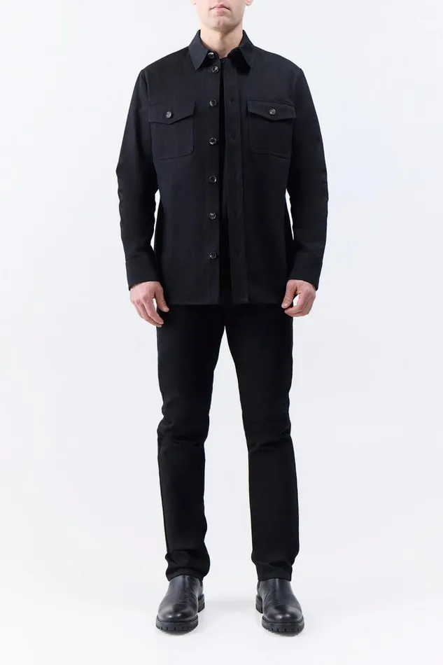 Gabriela Hearst Pants Men Anthony Five Pocket Pant In Black Organic Denim