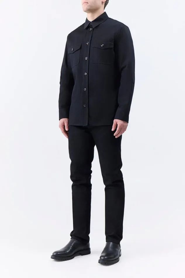 Gabriela Hearst Pants Men Anthony Five Pocket Pant In Black Organic Denim
