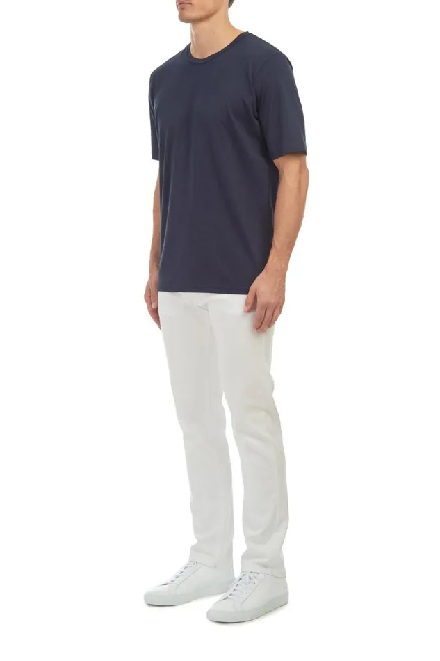 Gabriela Hearst Pants Men Anthony Five Pocket Pant In Ivory Organic Denim