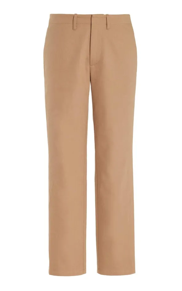 Gabriela Hearst Pants Men Rhys Pant In Camel Organic Cotton