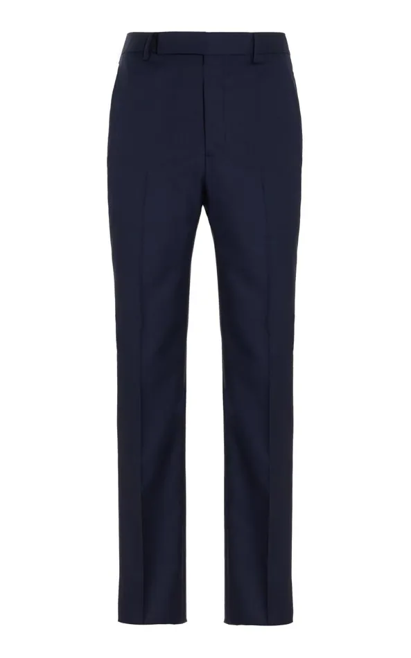Gabriela Hearst Pants Men Sebastian Pant In Dark Navy Wool