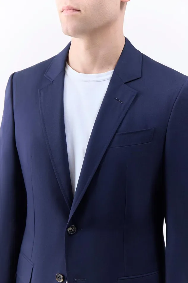 Gabriela Hearst Pants Men Sebastian Pant In Dark Navy Wool