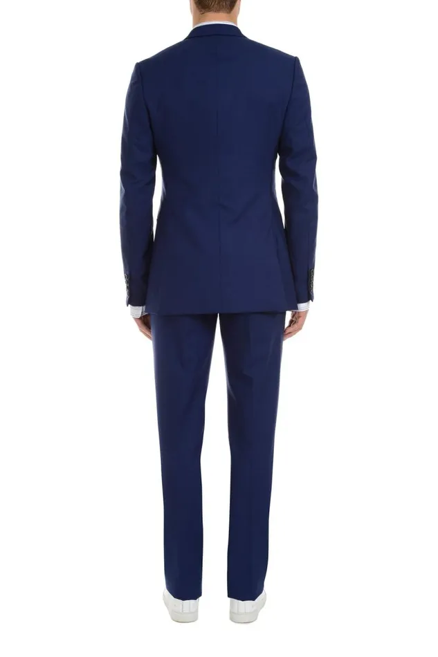 Gabriela Hearst Pants Men Sebastian Pant In Navy Wool