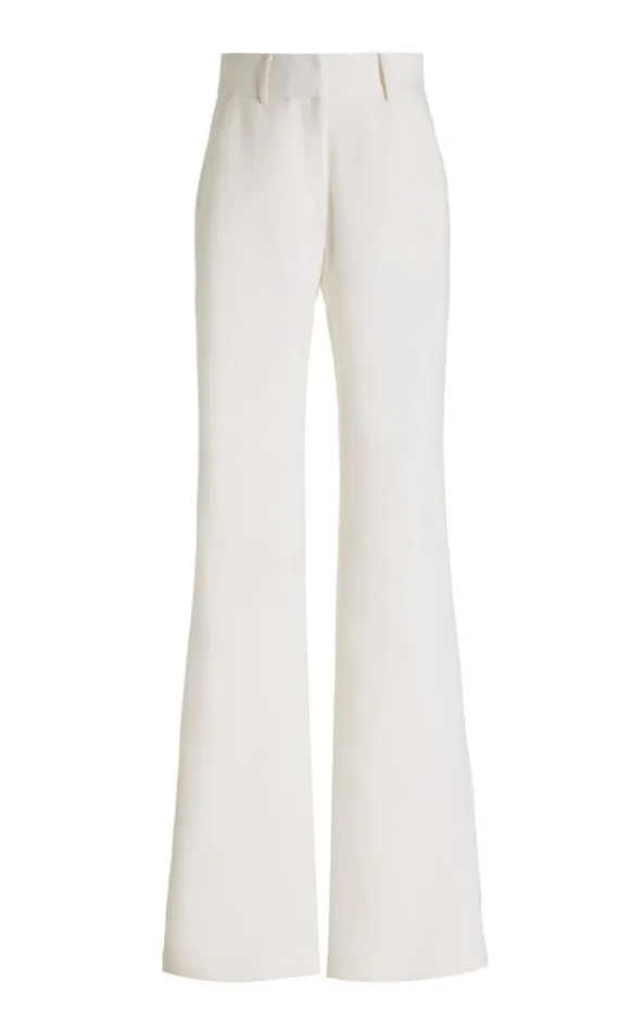 Gabriela Hearst Pants Women Allanon Sequin Pant In Ivory Virgin Wool