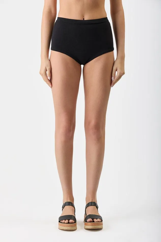 Gabriela Hearst Pants Women Aris Knit Short In Black Merino Wool
