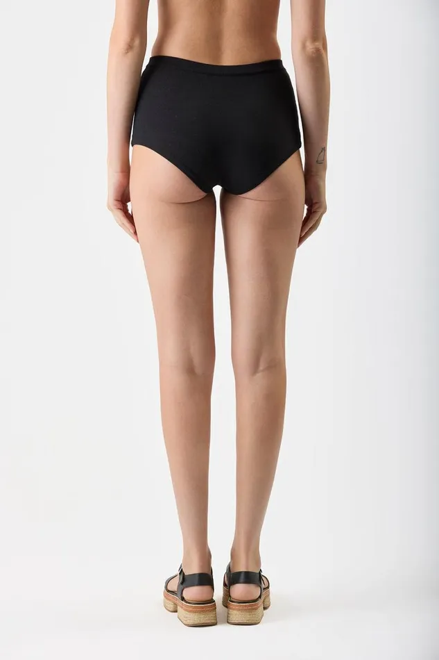 Gabriela Hearst Pants Women Aris Knit Short In Black Merino Wool