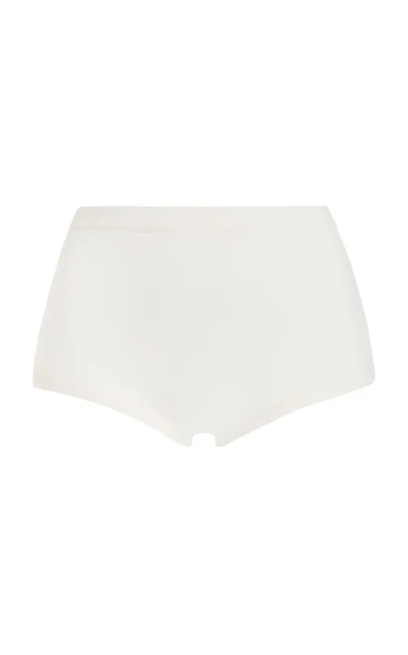 Gabriela Hearst Pants Women Aris Knit Short In Ivory Merino Wool