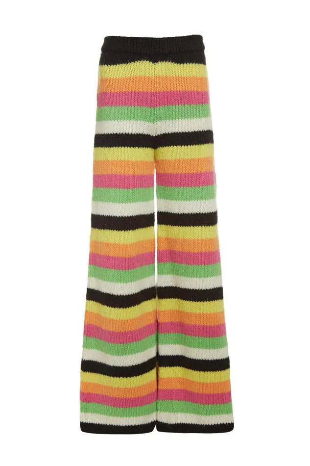 Gabriela Hearst Pants Women Liu Knit Pant In Multi Striped Cashmere