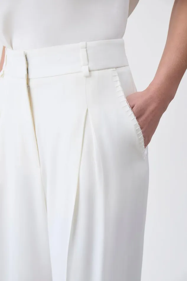 Gabriela Hearst Pants Women Maura Pant In Ivory Silk Crepe