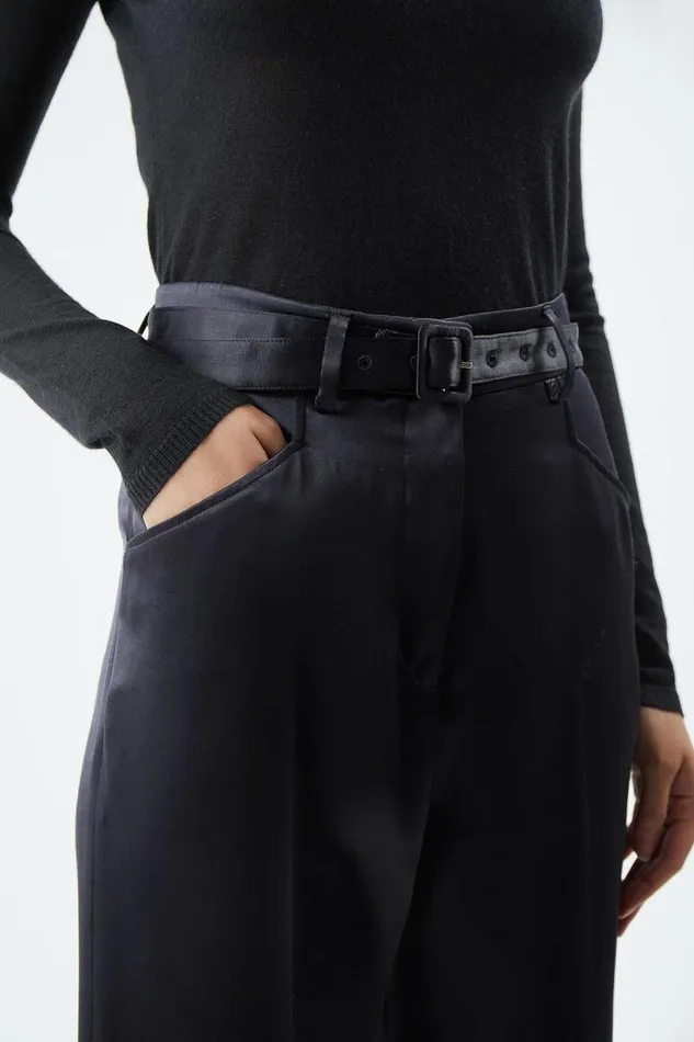 Gabriela Hearst Pants Women Norman Pant In Black Silk
