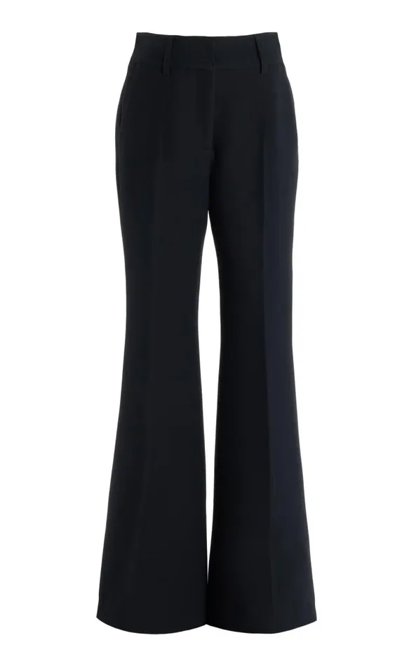 Gabriela Hearst Pants Women Rhein Pant In Black Wool Silk Cady