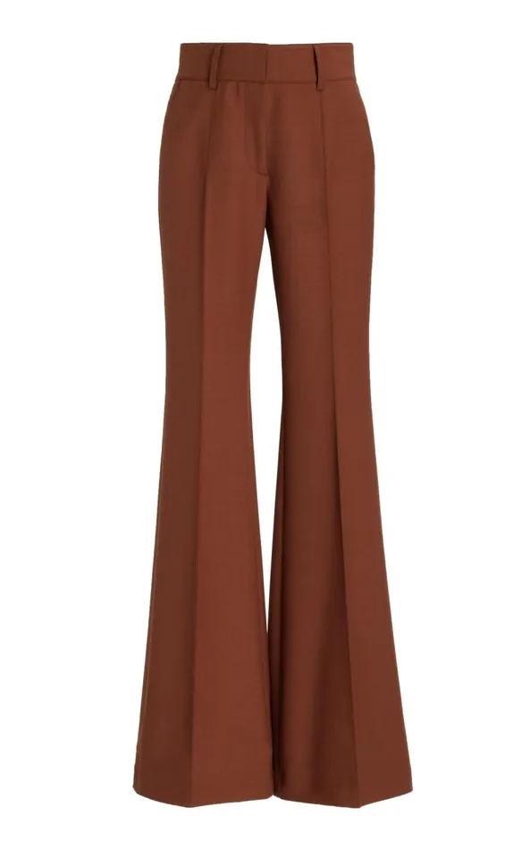 Gabriela Hearst Pants Women Rhein Pant In Cognac Sportswear Wool
