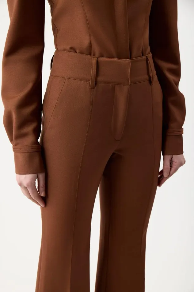 Gabriela Hearst Pants Women Rhein Pant In Cognac Sportswear Wool