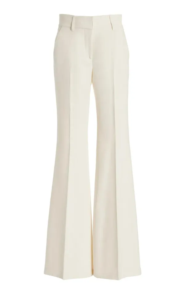 Gabriela Hearst Pants Women Rhein Pant In Ivory Sportswear Wool